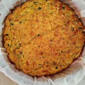 Quiche entière, sans farine, sans gluten
